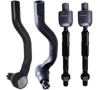 KFVF 4PC ES800239 ES800240 EV800246 Front Inner & Outer Tie Rod Ends Kit for Honda Civic 2006 2007 2008 2009 2010 2011 1.8L, Steering Tie Rod End Kit