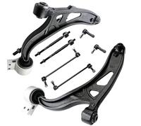 KFVF 8PC Front Lower Control Arm K622215 K622216 Outer Inner Tie Rod ES800952 EV800893 Front Sway Bar K750616 K750617 for Ford Explorer 2011-2017 (2017 for 2.3L), Police Interceptor Utility 2013-2016