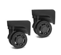 Kfwfuaee 1 Pair Trolley Caster Suitcase Replacement Parts Luggage Box 360 Degree Spinner Repairing Set Heavy Duty Luggage Wheel Spare Part