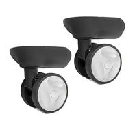 Kfwfuaee 1 Pair Trolley Caster Suitcase Replacement Parts Luggage Box 360 Degree Spinner Repairing Set Heavy Duty Luggage Wheel Spare Part