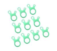Kfwfuaee 10pcs Aluminium Alloy Rope Buckle Resistance Regulator Buckle Knot Tool Adjustable Length Buckle Tool Tent Accessories Camping Cable Tensioner