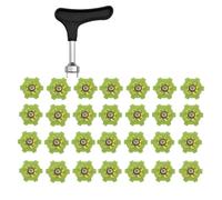 Kfwfuaee 28 Pack Golf Cleats Secure Stability Spikes Professional Golf Shoe Men Spikes for Enhancea Grip on Various Terrains High Grip Golf Cleats