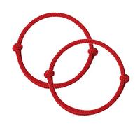 Kfwfuaee 2pcs Braided Red Rope Adjustable Kabbalah Good Luck Kabbalah Red String Adjustable for Lover Fashion Bracelets for Women
