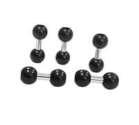 Kfwfuaee Adjustable 17mm Double Ball Head Phone Holders Ball Joint Mount For 360 Degree Rotation Camera Tripods Mount Accessory Stand With Double Joints