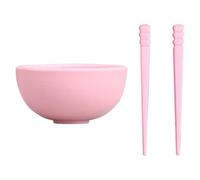 Kfwfuaee Alloy Miniature Dining Utensils 1/12 Scale Doll House Decoration Bowl Chopsticks Tableware Figurine for House Dishware