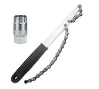 Kfwfuaee Bicycle Chain Whip Tool Cassette Removal Tools Sprocket Remover Hand Tool for Flywheel Removal and Repair Sprocket Remover Easy to Use