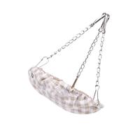 Kfwfuaee Bird Cage Bed with Sturdy Floor Hanging Hammock Waterproof