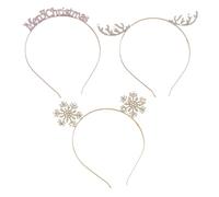 [Kfwfuaee] Christmas Decorative Hair Band Adult Kids Celebrate Glitter Christmas Letter Hair Harp Stage Show Headband Festival