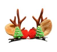 [Kfwfuaee] Christmas headpiece hairpiece with green ornaments for a fun and festive look during holiday events