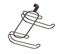 Kfwfuaee Comfortable Hanging Towel and Toilet Paper Storage Solution Double Layer Fabric Roll Dispenser Kitchen Accessories