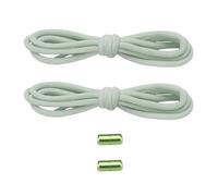 Kfwfuaee Creative Not Tie Elastic Shoelaces With Metal Aglets For Easy Slipping On And Off Suitable For Students Office Workers Lazy Shoe Accessories