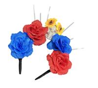 [Kfwfuaee] Day Of The Dead Headband Flower Crowns Festival Headband Mexicans Headpiece Halloween Headband Party Supplies For Women