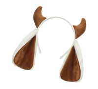 [Kfwfuaee] Deluxe Adjustable Goat Ears Hat for Theme