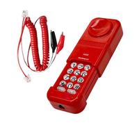 Kfwfuaee Desktop Phone with Telescopic Covers Telephone Landline Helder Phone for Checking the Telephone Communication Line