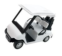Kfwfuaee Detailed Miniature Golfs Vehicle Alloy 1:20 Scale Golfs Cart Pullback Toy Display Piece For Birthday Party Decoration Collectible Golf Cart Replicas