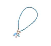 [Kfwfuaee] Easy to use ceramic bead necklace featuring marine life motifs in multiple color combinations for trend sturdy ceramic jewelry, フリーサイズ, As described in the description, No Gemstone
