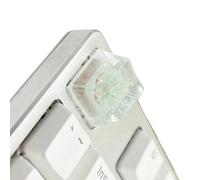 Kfwfuaee ESC Key Cap, Transparency Resin Key Cap for Mechanical Keyboards that Design the Key Caps, Flowers