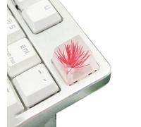 Kfwfuaee ESC Key Cap, Transparency Resin Key Cap for Mechanical Keyboards that Design the Key Caps, Flowers