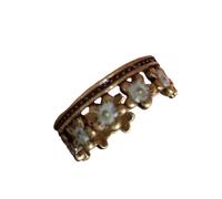 [Kfwfuaee] Exquisite Butterfly Flower Ring Finger Luxury Gift Fashion Jewelry Alloy Workmanship Design Autumn Winter Statement