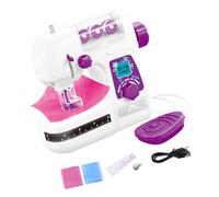Kfwfuaee Kids Realistic Simulation Sewing Machine Toy Electric Pretend Play Activity Safe Skill Building Design Parent Child Interactive Toy Sewing