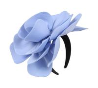 [Kfwfuaee] Luxury Fabric Flower Headband Elegant Evening Party Hair Accessories Exaggerated Wig Stage Performance Hair Decoration Drama Event Headband for Women
