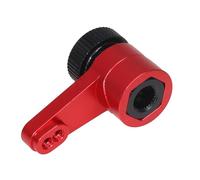 Kfwfuaee Machined Remote Control Servo Arm Metal Steering Arm for Climbing Car Aluminum Alloy Heavy Duty 25T Upgrade Parts Heavy Duty Servo Saver