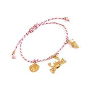 Kfwfuaee Marine Wevere Pattern Handmade Rope Bracelet with Starfish Pearl and Adjustable Knot Design for Fashion Lovers Adjustable Bowls Starfish Bracelet, one size, As described