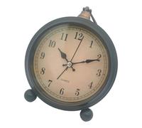 Kfwfuaee Metal Frame Retro Alarm Clock Battery Operated Quiet Operations Builts In Night Light For Bedroom Bedsides Decoration Night Light Alarm Clock