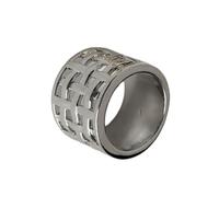 Kfwfuaee Minimalist Openwork Waffle Rings Wedding Ring Handmade Versatile Jewellery for Men and Women Matching Accessories Unique Design Couple Rings, As described