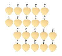 [Kfwfuaee] Modern Heart Pendant Jewelry Charms General Purpose Heart Pendant Charm Discovery is a practical stainless steel fascinating findings for daily use
