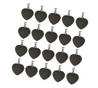 [Kfwfuaee] Modern Heart Pendant Jewelry Charms General Purpose Heart Pendant Charm Discovery is a practical stainless steel fascinating findings for daily use