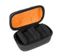 Kfwfuaee Portable 2 Slot Watch Storage Pouches Travel Carrying Case Bag With Soft Lining For Smartwatch Wristwatch Box