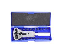 Kfwfuaee Professional Repair Kits for Watch Case Opener with Three Jaws for Effortless Removal of the Back Cover and Compatible with Various Brands Watchmaker Opener Tool, Blue