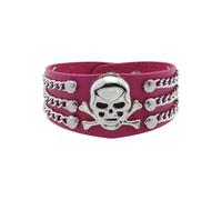 Kfwfuaee Skull Head Metal Bracelet For Those Who Appreciate Rock And Gothic Fashion Statement Pieces Stylish Outfits Unique Designs Jewellery, one size, As described
