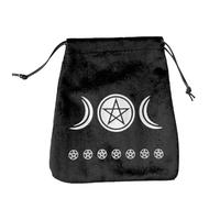 Kfwfuaee TAROTS Card Storage Bag with Drawing Rings, Jewelry Organizer, Dice, Gifts, Packing Bag, Cover Holder, Drawing Lanyard