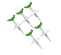 Kfwfuaee Training Set with Visible Guide Lines, 5 Pack Nylon Ball Tees for Practice and Shot Setup for Golfers Golf Set with Visible Guide Lines with