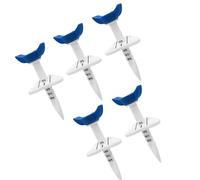 Kfwfuaee Training Set with Visible Guide Lines, 5 Pack Nylon Ball Tees for Practice and Shot Setup for Golfers Golf Set with Visible Guide Lines with