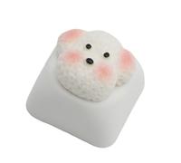 Kfwfuaee Unique Dog Pattern Key Caps for Mechanical Keyboard Switches Resin Key Cap Improves Aesthetics and Durability Puppy Key Caps Easy Installation