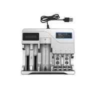 Kfwfuaee Versatility 3 7 V Batteries Charging Dock for 18650 26650 16340 Batteries with USB Interfaces and Safety Protection