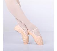 KFXYSM Ballet Shoes for Girls, Ballet Shoes 3 Pairs Girls Ballet Shoes Canvas Soft Sole Ballet Dance Slippers Children Practise Ballerina Shoes Woman Dance Shoes(Flesh,38 (23cm))