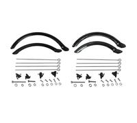 KFXYSM Bike Mudguards, Mud Guards Durable Folding Bike Mud Guard 20'' Wheel V-Brake Front Rear Mudguard Set Accessories