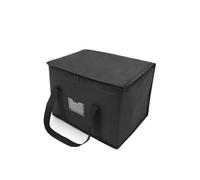 KFXYSM Delivery Bags Waterproof Pizza Bag Meal Delivery Black Foldable Replacement Takeaway Thermal Warm Cold 16L/28L/50L 1pcs Food(16L)
