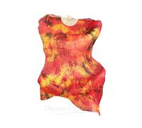 KFXYSM Fan Veils Silk,Dance Silk Long Fans Tie-dyed Belly Dance Fan Veils For Women/Girls 180cm Long Real Natural Silk Fans For DancingA Pair(As the picture,XL)