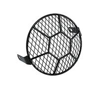 KFXYSM Motorcycle Headlight Grille, Headlamp Grille Guard 1Pc Motorcycle 6.3'' Retro Vintage Side Mount Headlight Round Grill Cover Mask Headlights Grill Cover(B)