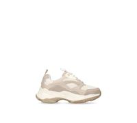 Kg Kurt Geiger 'lila Lace Up' Trainers In Cream Cream 4