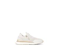 Kg Kurt Geiger 'list Knit' Trainers In Gold Gold 5
