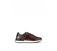 KG Kurt Geiger Men's 'Grenade' Leather Trainers in Brown | Size: 11 KG Kurt Geiger Brown 11