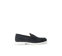 KG Kurt Geiger Men's 'Sully Weave' Nubuck Shoes in Navy | Size: 11 KG Kurt Geiger Navy 11
