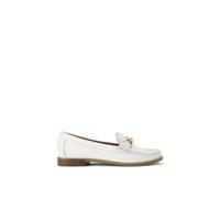 Kg Kurt Geiger 'miller' Leather Flats In White White 5