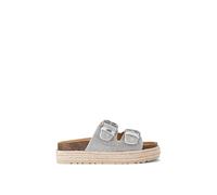Kg Kurt Geiger 'raquel Gem' Sandals In Silver Silver 3